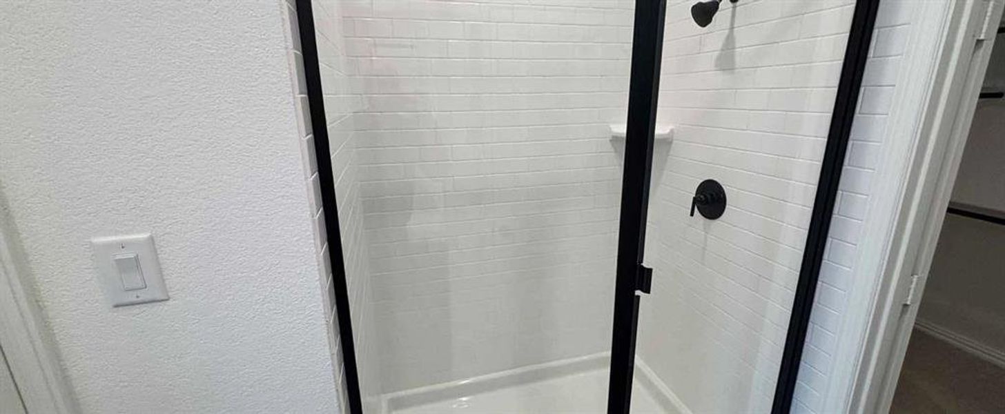 Primary Bathroom Construction Progress featuring the Rosemary Collection