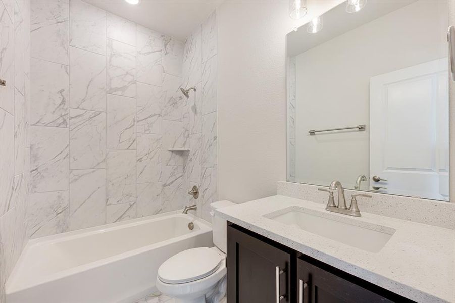 Furnished interior view inside a new home in Hayes Crossing, Midlothian (Image 14).