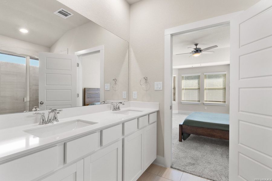 Furnished interior view inside a new home in Fox Falls, Boerne (Image 5). Furnished interior view inside a new home in Fox Falls, Boerne (Image 5).