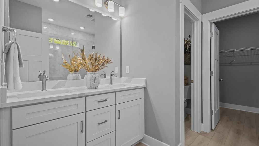 Furnished interior view inside a new home in Provisions at Courtland, Sanford (Image 16).