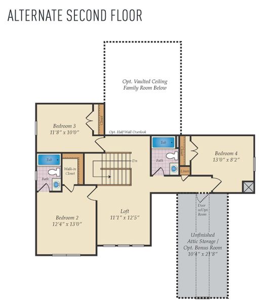 Alternative Second Floor