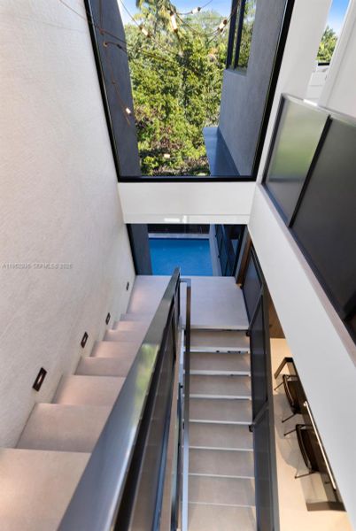 Exterior details and patio area of a home in , Miami Beach (Image 29). Exterior details and patio area of a home in , Miami Beach (Image 29).