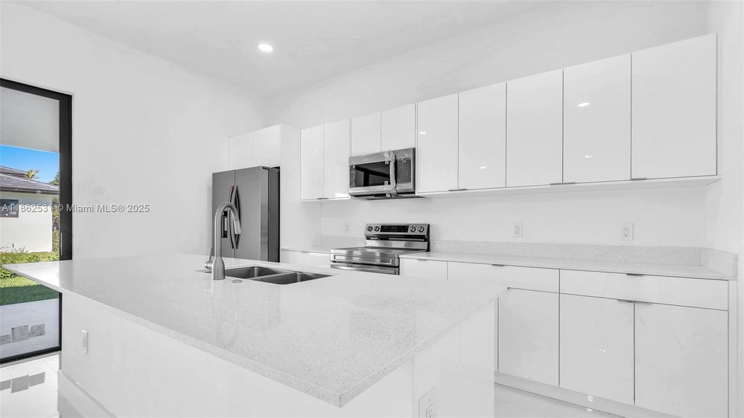 Furnished interior view inside a new home in , Miami (Image 7).