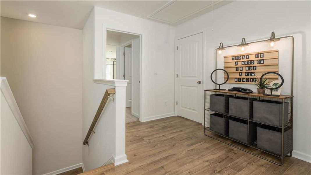 Furnished interior view inside a new home in Harvest Park, Decatur (Image 15).