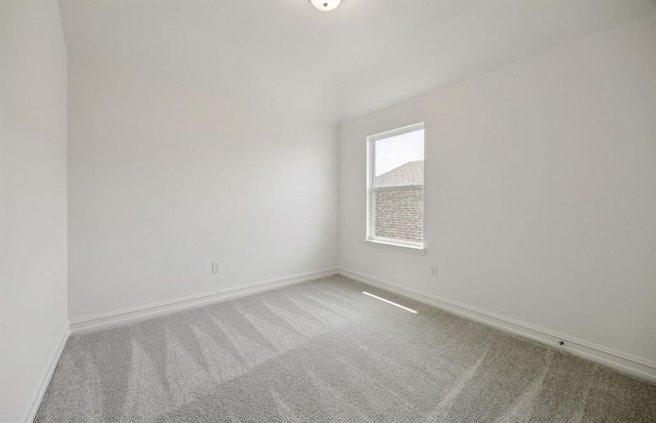 Comfortable secondary bedroom with generous closet space *Real home pictured Comfortable secondary bedroom with generous closet space *Real home pictured