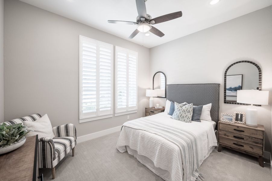 Representative furnished interior of a home built from the Verdin by Tri Pointe Homes in Pecan Ridge, Fulshear (Image 35).