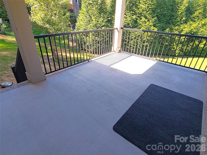 Exterior details and patio area of a home in , Hickory (Image 25).