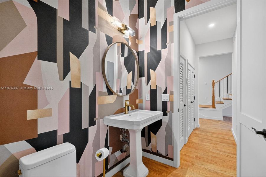 Furnished interior view inside a new home in , Miami (Image 16).