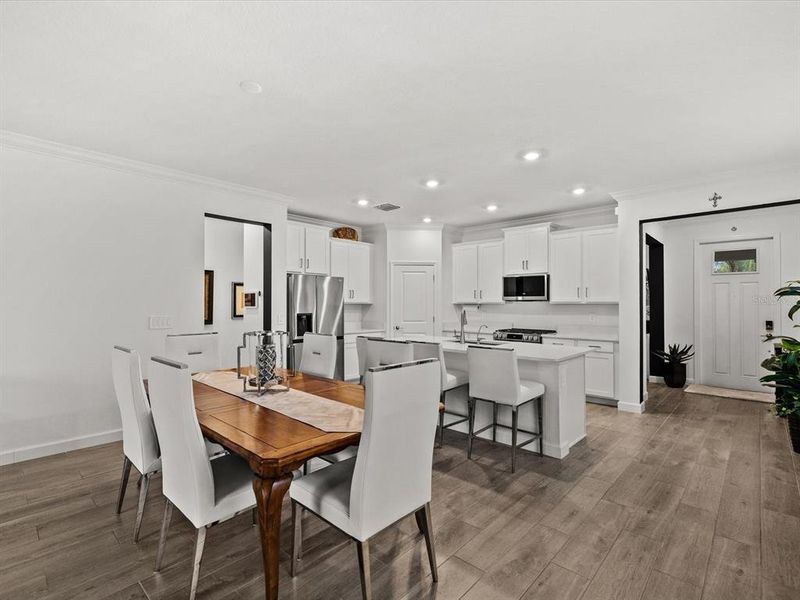 Furnished interior view inside a new home in Southshore Bay Active Adult, Wimauma (Image 36).