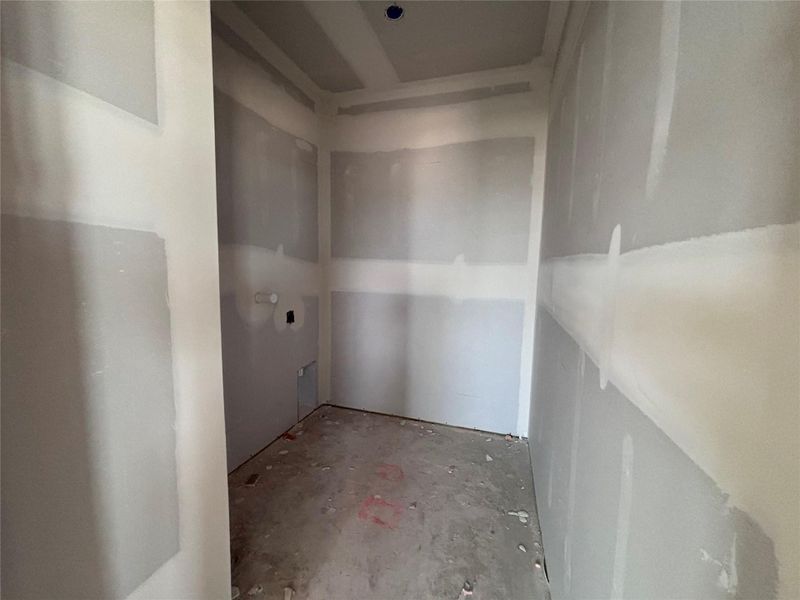 In-progress construction of a new home in The Colony 45s, Bastrop, TX (Image 20).