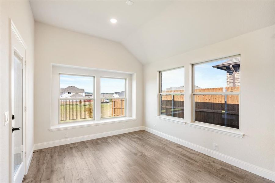 Spacious, unfurnished interior of a new home in Parks at Panchasarp Farms 55-60, Burleson (Image 19).