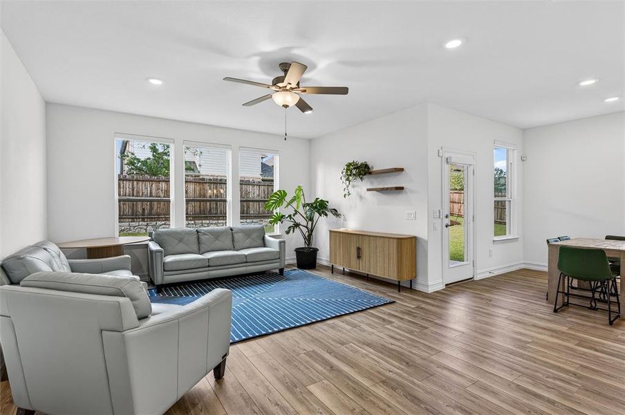 Furnished interior view inside a new home in Erwin Farms, McKinney (Image 34).