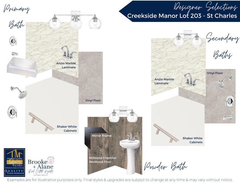 Sample of building materials used in homes in Creekside Manor, Thomaston (Image 3). Sample of building materials used in homes in Creekside Manor, Thomaston (Image 3).