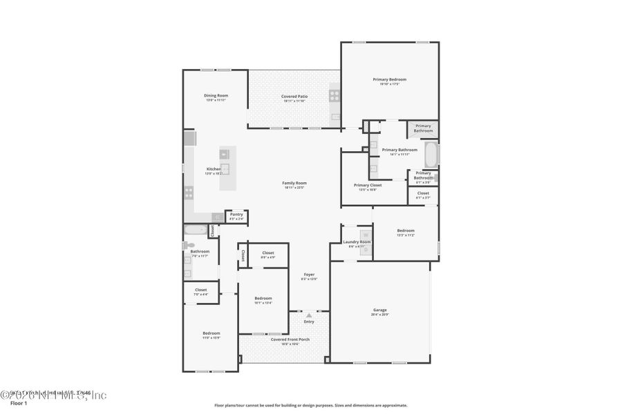2D floor plan layout of this home in , Hilliard, FL (Image 5). 2D floor plan layout of this home in , Hilliard, FL (Image 5).