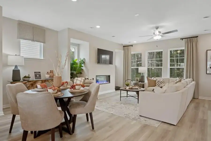Furnished interior view inside a new home in Dreycott, Lawrenceville (Image 14).