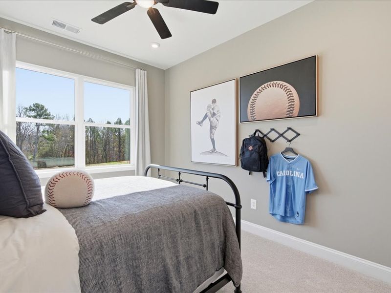 Furnished interior view inside a new home in Grahym at Southbridge, Fort Mill (Image 26).