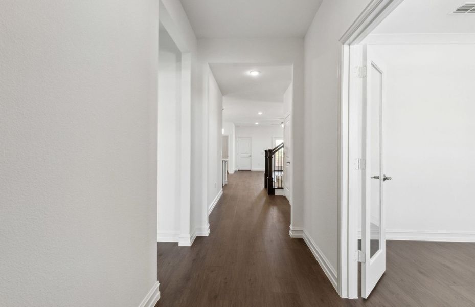 Spacious, unfurnished interior of a new home in Pinnacle at Legacy Hills, Celina (Image 8). Spacious, unfurnished interior of a new home in Pinnacle at Legacy Hills, Celina (Image 8).