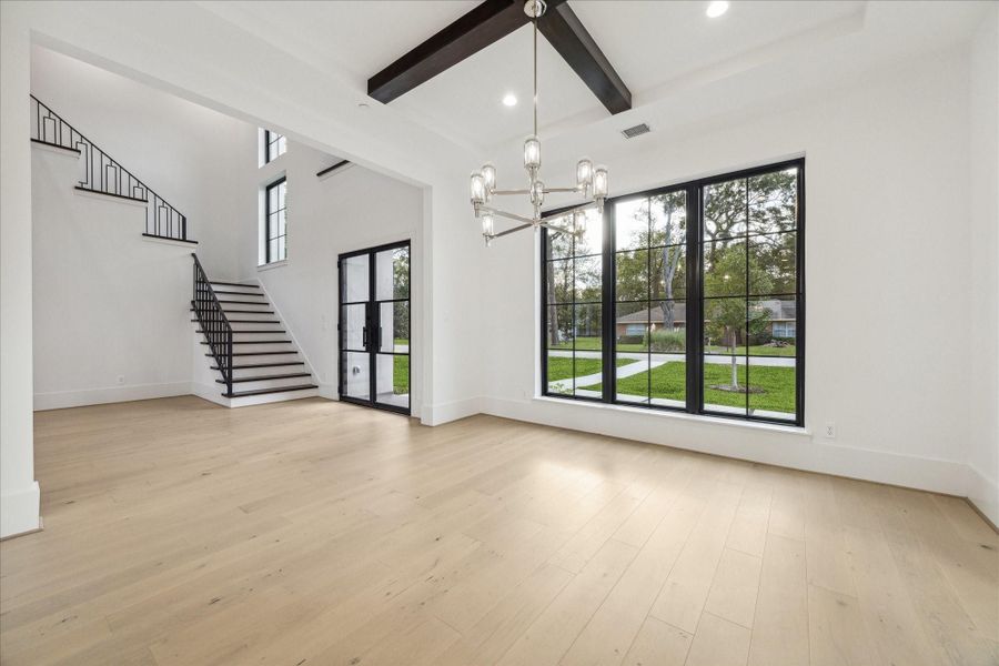 Alternate view from formal dining towards foyer Alternate view from formal dining towards foyer