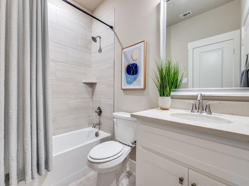 Furnished interior view inside a new home in Ladera Little Elm, Little Elm (Image 17).