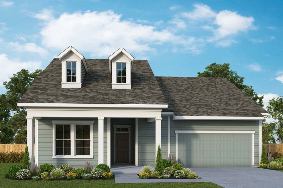 Front exterior of a new home in Discover Series - Select, Summerville, SC, highlighting curb appeal (Image 26).