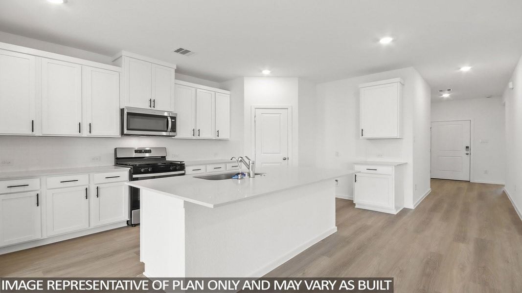 Furnished interior view inside a new home in Granger Pines, Conroe (Image 3).