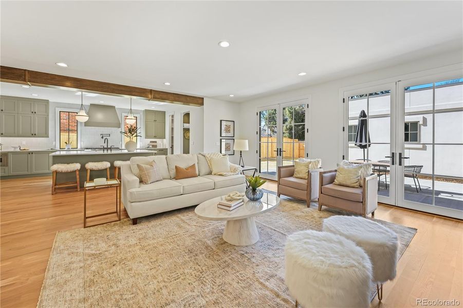 Furnished interior view inside a new home in , Denver (Image 11).