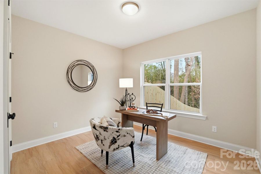 Furnished interior view inside a new home in , Charlotte (Image 37). Furnished interior view inside a new home in , Charlotte (Image 37).