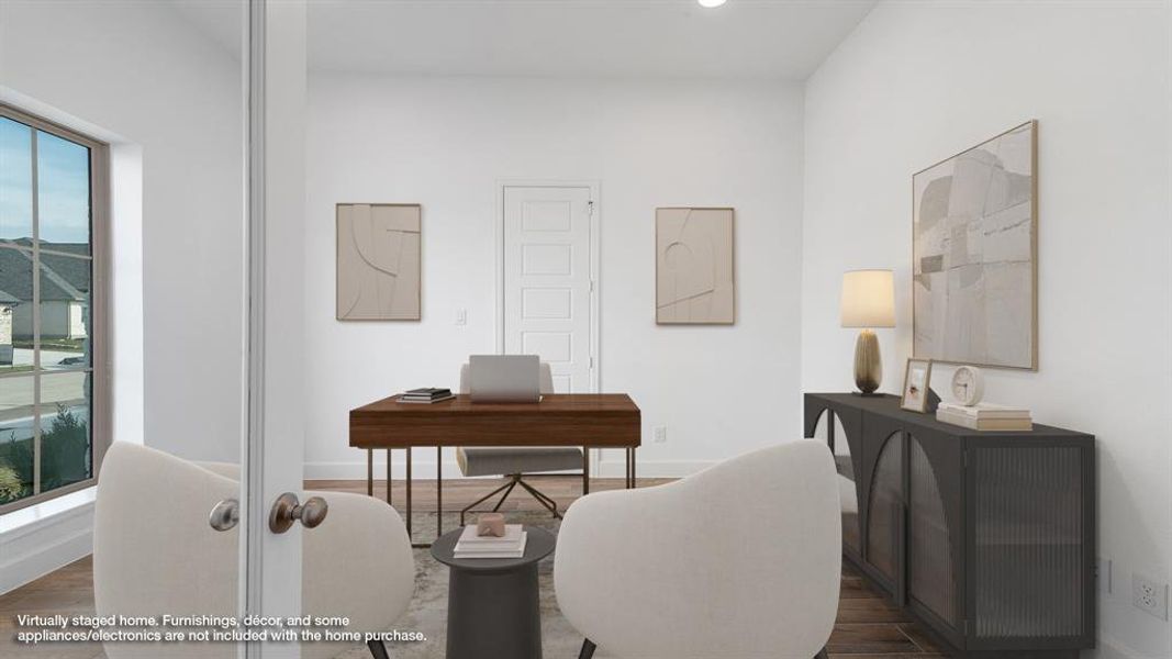 Furnished interior view inside a new home in Devonshire 55', Forney (Image 7).