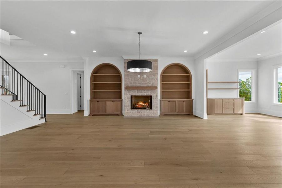 Spacious, unfurnished interior of a new home in , Buford (Image 37).