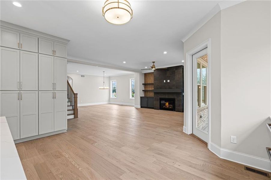 Spacious, unfurnished interior of a new home in Laurel View, Suwanee (Image 44). Spacious, unfurnished interior of a new home in Laurel View, Suwanee (Image 44).