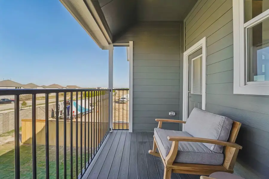 Representative exterior details of a home built from the Margaux by Chesmar Homes in Bridgeland Chateau, Cypress (Image 27).