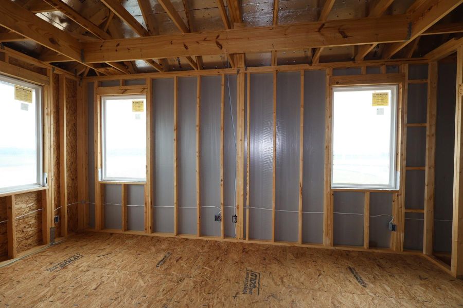 In-progress construction of a new home in Dunham Pointe, Cypress, TX (Image 11).