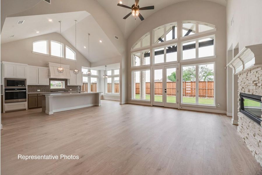 Representative unfurnished interior of a home built from the Grandview by Grand Homes in Grand Estates of Anna, Anna (Image 16).
