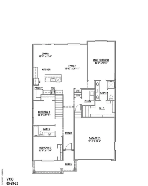 Plan V430 1st Floor Plan V430 1st Floor
