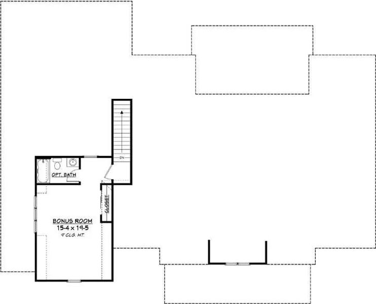 2D floor plan layout of this home in , White, GA (Image 7).