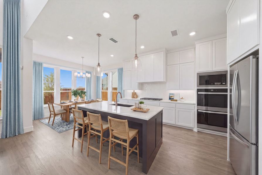 Furnished interior view inside a new home in Furst Ranch, Argyle (Image 17).