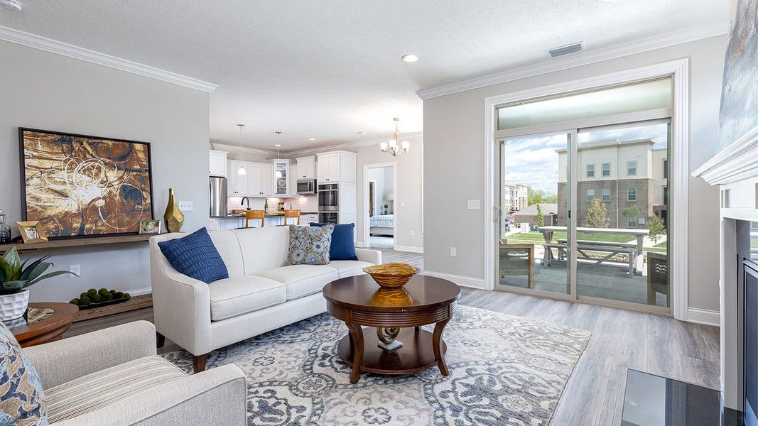 Representative furnished interior of a home built from the Capri by Epcon Communities in The Courtyards at Lupton Village, Fort Lupton (Image 6). Representative furnished interior of a home built from the Capri by Epcon Communities in The Courtyards at Lupton Village, Fort Lupton (Image 6).