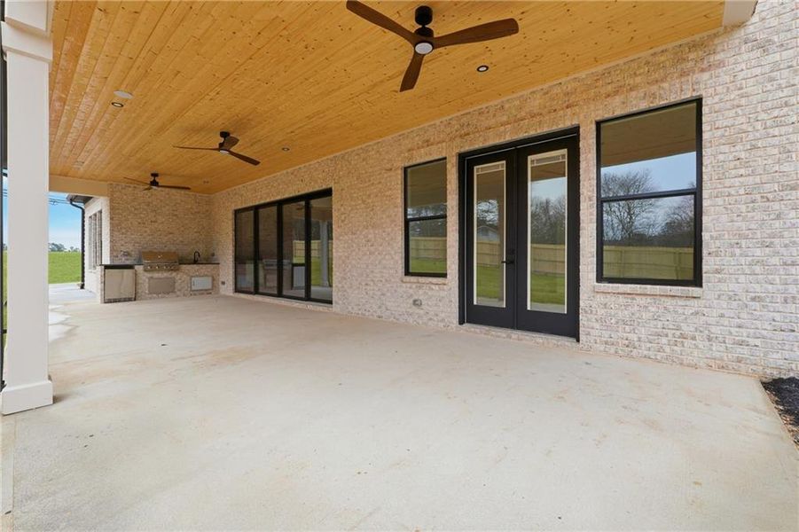 Exterior details and patio area of a home in , Buford (Image 25). Exterior details and patio area of a home in , Buford (Image 25).
