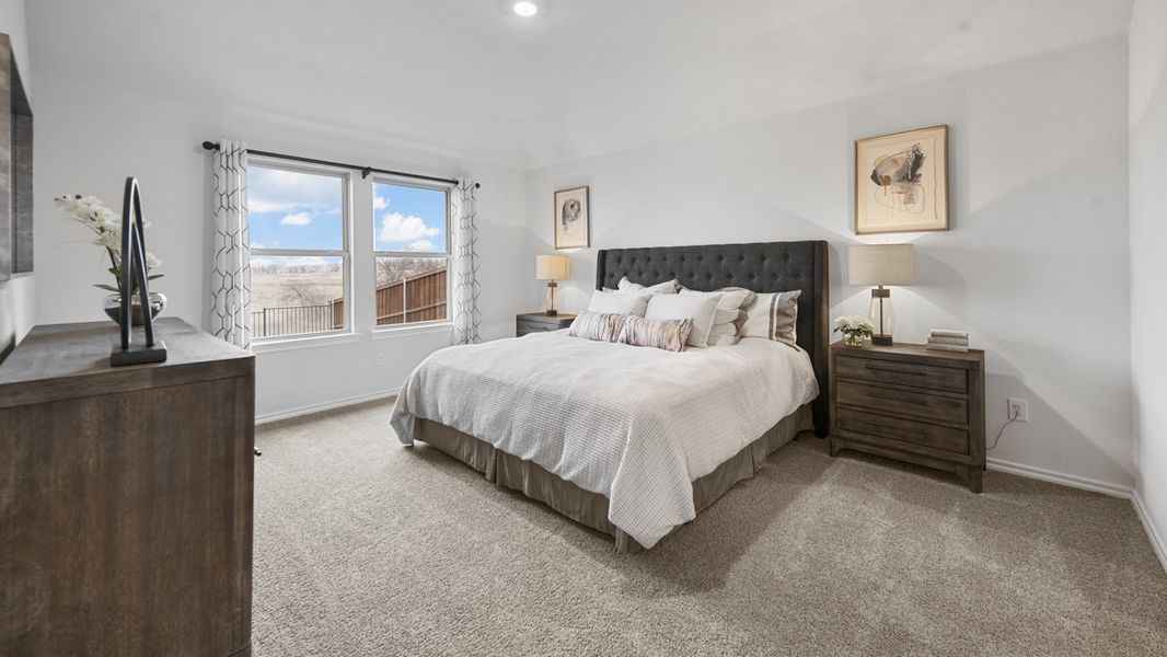Furnished interior view inside a new home in Whitewing Trails, Princeton (Image 5).