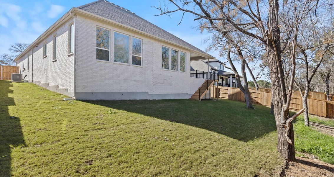 Exterior details and patio area of a home in 6 Creeks, Kyle (Image 19). Exterior details and patio area of a home in 6 Creeks, Kyle (Image 19).