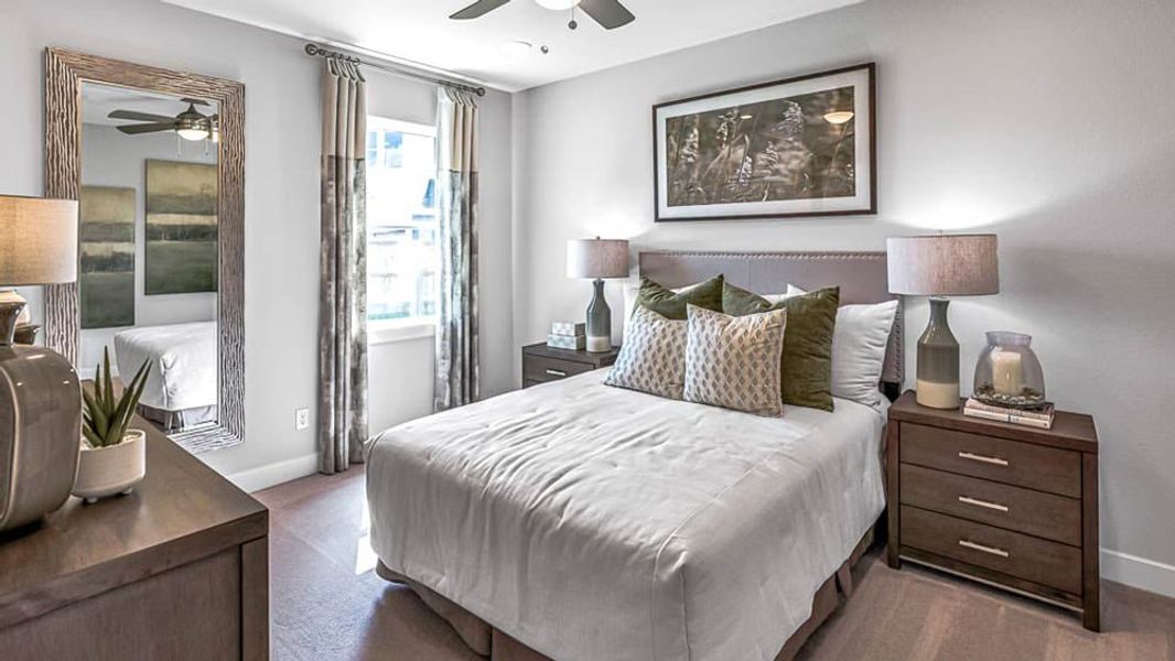 Furnished interior view inside a new home in Avalon at Cypress, Cypress (Image 11).