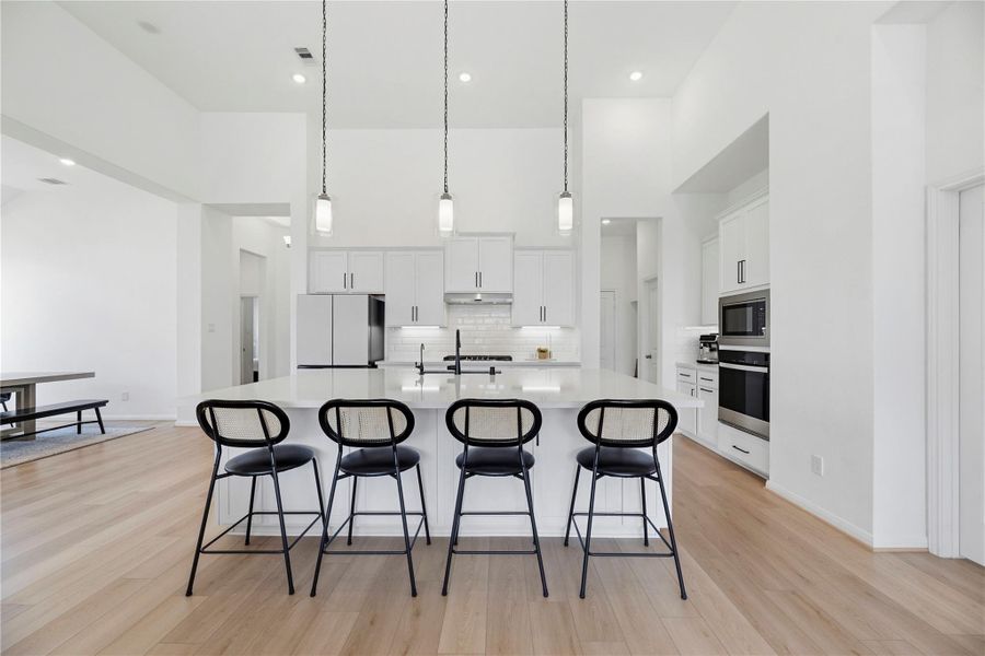 Furnished interior view inside a new home in , Cypress (Image 5).