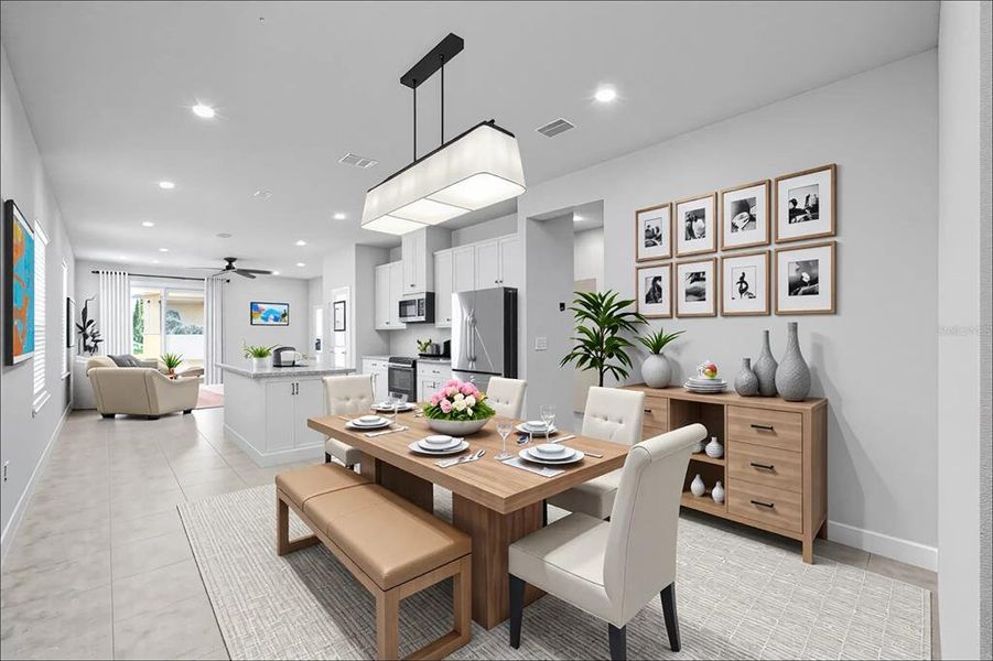 Furnished interior view inside a new home in , Lakewood Ranch (Image 27).