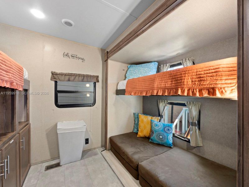 Furnished interior view inside a new home in , Key Largo (Image 7).