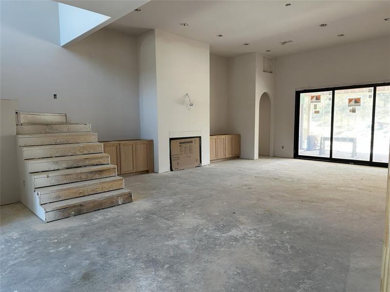 View of unfurnished living room