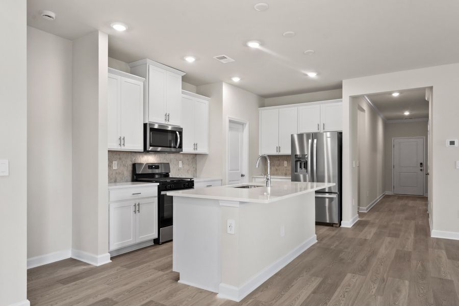 Furnished interior view inside a new home in Cypress Ridge - The Coastline Series, Longs (Image 3).