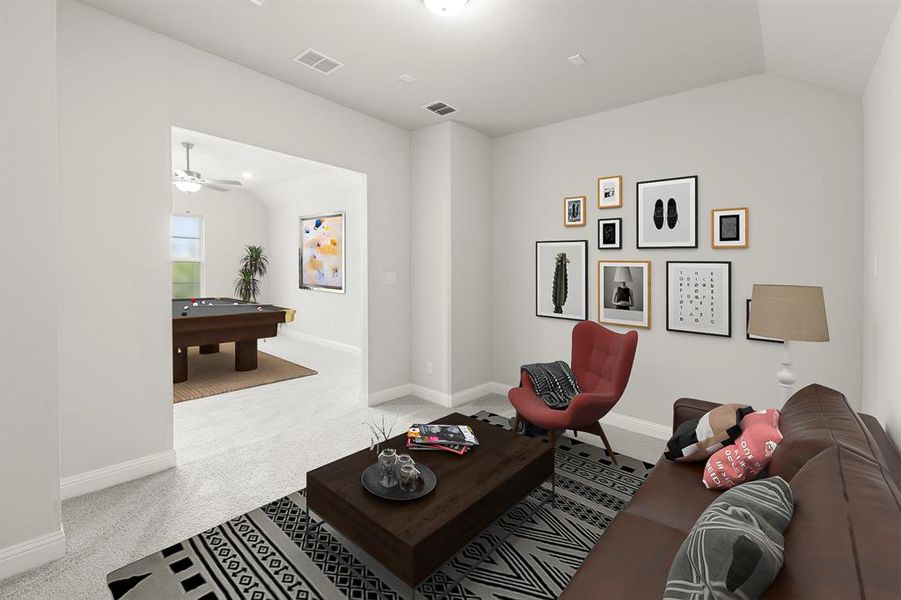 Furnished interior view inside a new home in Talia, Mesquite (Image 8). Furnished interior view inside a new home in Talia, Mesquite (Image 8).