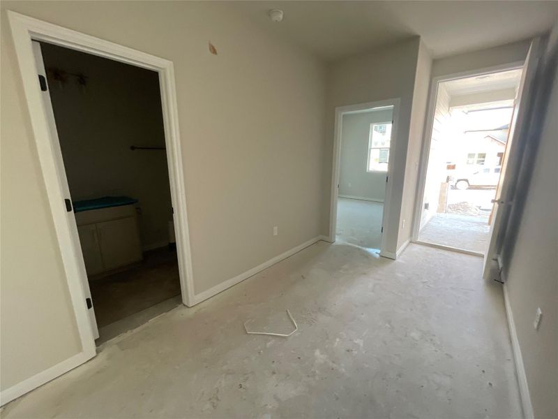 In-progress construction of a new home in Covered Bridge, Hutto, TX (Image 16).