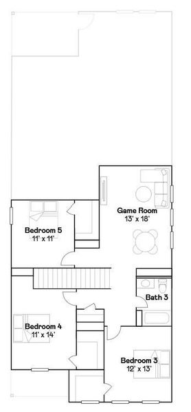 2D floor plan layout of this home in The Trails, New Caney, TX (Image 1). 2D floor plan layout of this home in The Trails, New Caney, TX (Image 1).