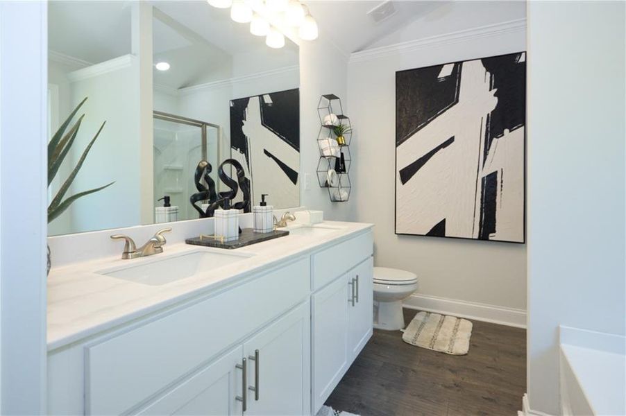 Furnished interior view inside a new home in , Covington (Image 26).